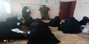 جهاز محو الأمية وتعليم الكبار في مديرية المكلا وبتمويل من مؤسسة قلم للإبداع مستمرون في العملية التعليمية لشهر يناير ٢٠٢٤ لعدد 66 فتاة بمركز خولة و مركز الفرقان ومركز ابن تيميه ومركز العيدروس في مدينة المكلا بمنطقة فوة وفوة القديمة والديس.